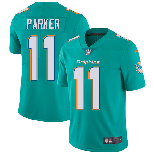 2019 men Miami Dolphins #11 Parker green Nike Vapor Untouchable Limited NFL Jersey->miami dolphins->NFL Jersey